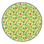 Vector Fruits pattern, pastel colors, yellow background Wireless Charger