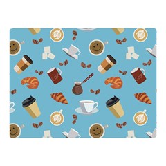 Coffee Time Double Sided Flano Blanket (mini)  by SychEva