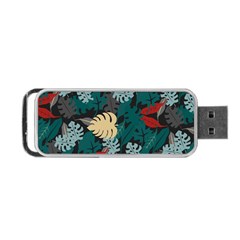 Tropical Autumn Leaves Portable Usb Flash (two Sides) by tmsartbazaar