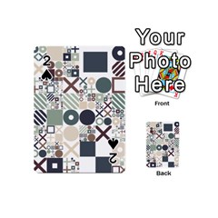 Mosaic Print Playing Cards 54 Designs (mini) by designsbymallika