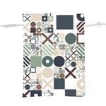 Mosaic Print  Lightweight Drawstring Pouch (XL)