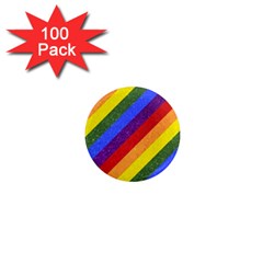 Lgbt Pride Motif Flag Pattern 1 1  Mini Magnets (100 Pack)  by dflcprintsclothing
