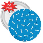 Dog Love 3  Buttons (100 pack) 