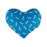 Dog Love Standard 16  Premium Heart Shape Cushions
