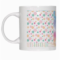 Pastel Love White Mugs by designsbymallika