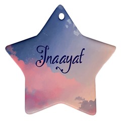 Inaayat Star Ornament (two Sides) by designsbymallika