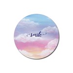 Smile Rubber Coaster (Round)  Front
