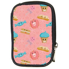 Toothy Sweets Compact Camera Leather Case by SychEva