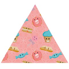 Toothy Sweets Wooden Puzzle Triangle by SychEva