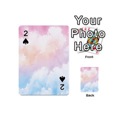 Morning Sky Love Playing Cards 54 Designs (mini) by designsbymallika