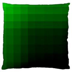 Zappwaits-green Large Cushion Case (one Side)