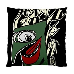 Monster Bird Portrait Illustration Standard Cushion Case (two Sides) by dflcprintsclothing