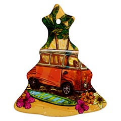 Travel Baby Christmas Tree Ornament (two Sides) by designsbymallika