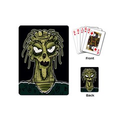 Ugly Monster Portrait Drawing Playing Cards Single Design (mini) by dflcprintsclothing