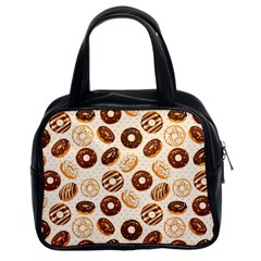 Chocolate Donut Love Classic Handbag (two Sides) by designsbymallika