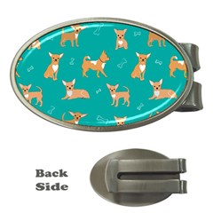 Cute Chihuahua Dogs Money Clips (oval)  by SychEva