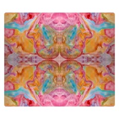 Monsoon Repeats Double Sided Flano Blanket (small)  by kaleidomarblingart