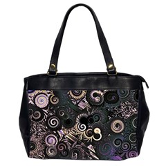 Whirligig Oversize Office Handbag (2 Sides) by MRNStudios
