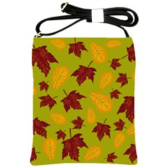 Golden Autumn Shoulder Sling Bag by Daria3107