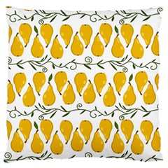 Juicy Yellow Pear Standard Flano Cushion Case (one Side) by SychEva