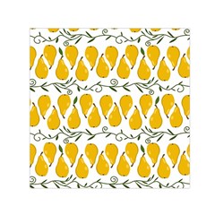 Juicy Yellow Pear Small Satin Scarf (square) by SychEva