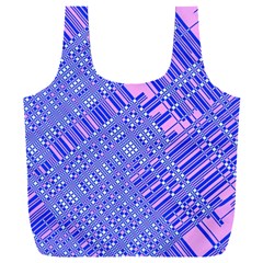 Root Humanity Barcode Purple Pink And Galuboi Full Print Recycle Bag (xxl) by WetdryvacsLair