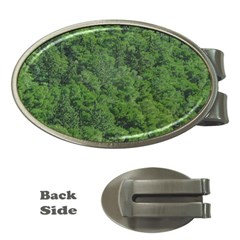 Leafy Forest Landscape Photo Money Clips (oval)  by dflcprintsclothing