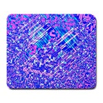 Root Humanity Bar And Qr Code Combo in Purple and Blue Large Mousepads