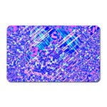 Root Humanity Bar And Qr Code Combo in Purple and Blue Magnet (Rectangular)
