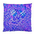 Root Humanity Bar And Qr Code Combo in Purple and Blue Standard Cushion Case (Two Sides)