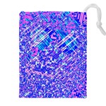 Root Humanity Bar And Qr Code Combo in Purple and Blue Drawstring Pouch (4XL)