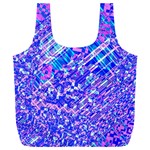 Root Humanity Bar And Qr Code Combo in Purple and Blue Full Print Recycle Bag (XXL)