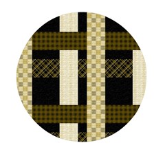 Art-stripes-pattern-design-lines Mini Round Pill Box