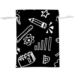 Knowledge-drawing-education-science  Lightweight Drawstring Pouch (xl)