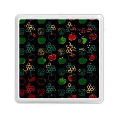 Apples Honey Honeycombs Pattern Memory Card Reader (square) by Sapixe