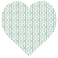 Soft Pattern Super Pastel Wooden Puzzle Heart