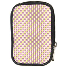 Soft Pattern Rose Compact Camera Leather Case by PatternFactory