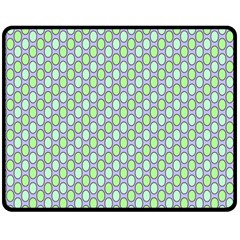 Soft Pattern Aqua Fleece Blanket (medium)  by PatternFactory