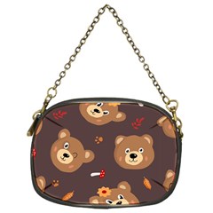 Bears-vector-free-seamless-pattern1 Chain Purse (one Side) by webstylecreations