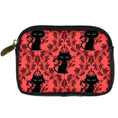 Cat Pattern Digital Camera Leather Case by InPlainSightStyle