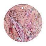 Flowing petals Round Ornament (Two Sides)