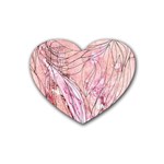 Flowing petals Heart Coaster (4 pack) 