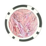 Flowing petals Poker Chip Card Guard