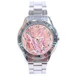 Flowing petals Stainless Steel Analogue Watch