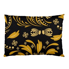 Folk Flowers Pattern Floral Surface Pillow Case (two Sides) by Eskimos