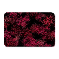 Red Abstraction Plate Mats by SychEva