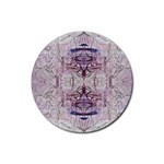 Amethyst repeats IV Rubber Round Coaster (4 pack)  Front