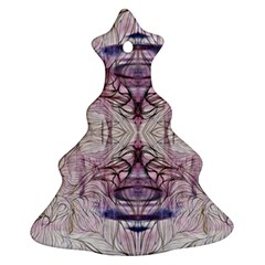 Amethyst Repeats Iv Christmas Tree Ornament (two Sides) by kaleidomarblingart