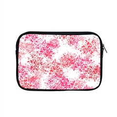 Red Splashes On A White Background Apple Macbook Pro 15  Zipper Case by SychEva