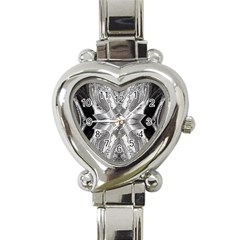 Compressed Carbon Heart Italian Charm Watch by MRNStudios